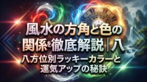 風水の方角と色の関係を徹底解説｜八方位別ラッキーカラーと運気アップの秘訣