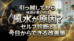 引っ越してから体調が悪いのは風水が原因？セルフ診断と今日からできる改善策