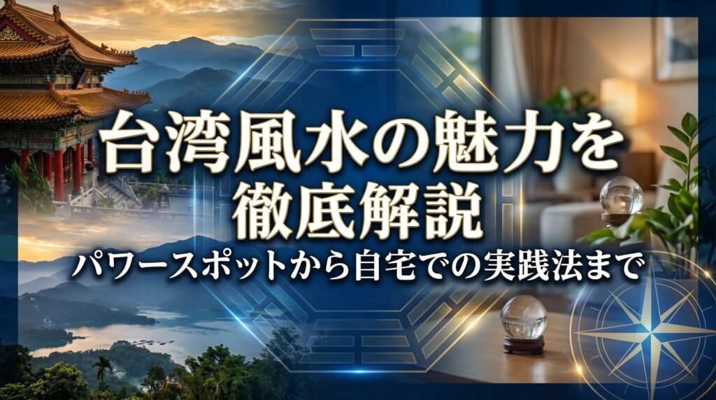 台湾風水の魅力を徹底解説｜パワースポットから自宅での実践法まで