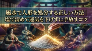 風水で人形を処分する正しい方法｜塩で清めて運気を下げずに手放すコツ