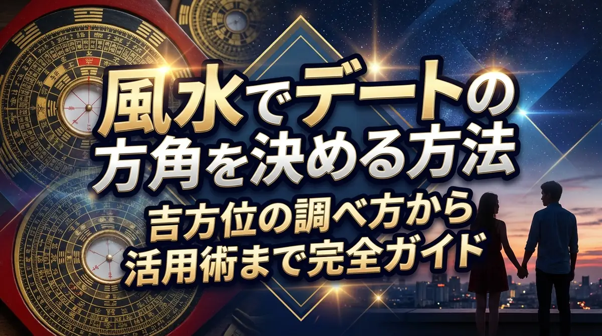 風水でデートの方角を決める方法｜吉方位の調べ方から活用術まで完全ガイド