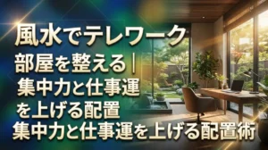 風水でテレワーク部屋を整える｜集中力と仕事運を上げる配置術