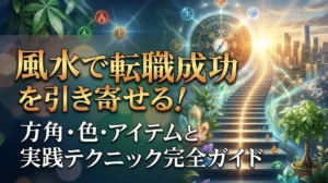 風水で転職成功を引き寄せる！方角・色・アイテムと実践テクニック完全ガイド